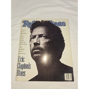 Rolling Stone Magazine Issue 615 October 17 1991 Eric Clapton Guns N Roses